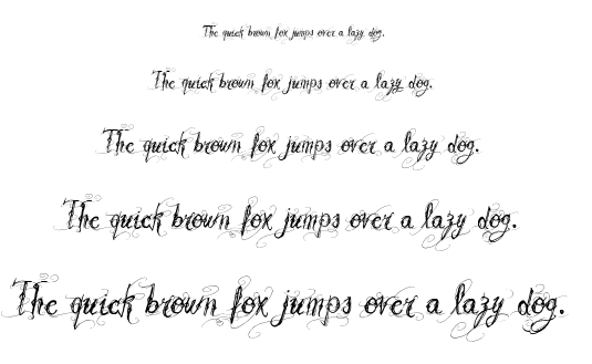 Vtks Beautiful Dreams font