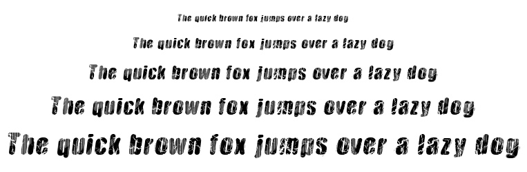 Vtks Hardness font
