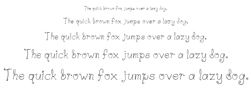 Waif font