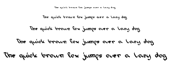 write a letter font