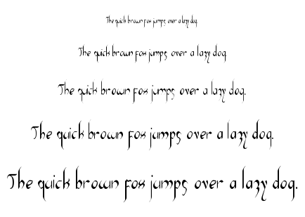 Xaphan font