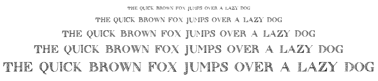 Zierinitialen font