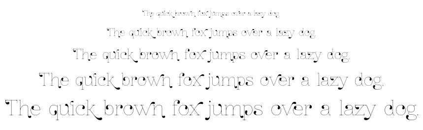 Znikomit No24 font