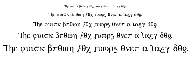 Achilles font