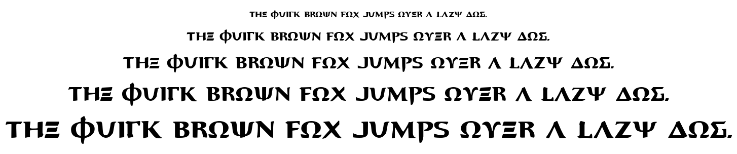 Aegis font
