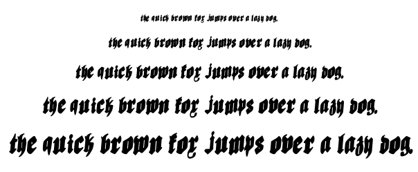 Biergarten font