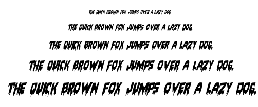 Bloodlust font