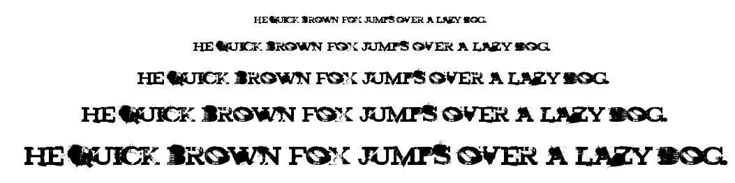 brand new burn font