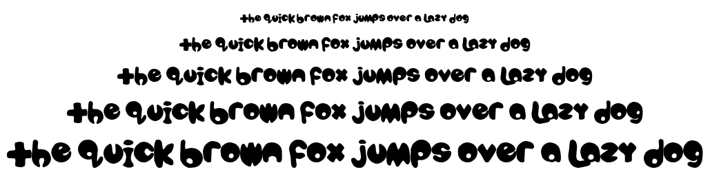 Bubbletea font