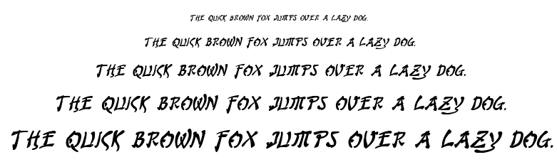 Bushido font