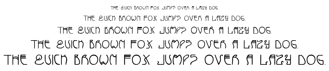 Coyote Deco font