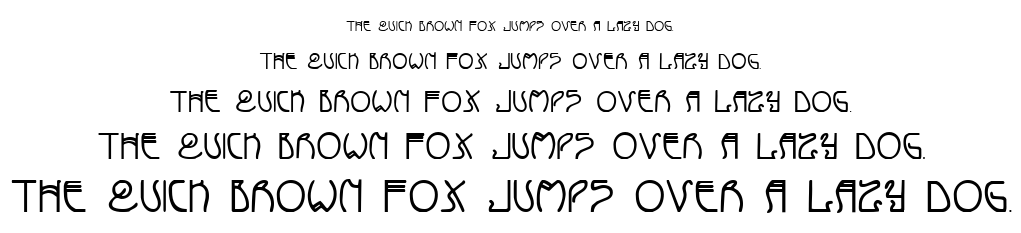 Coyote Deco font