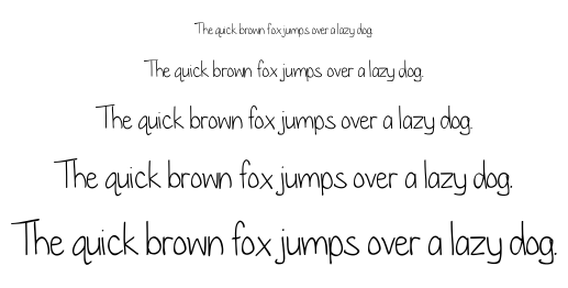 Dandelion in the Spring font