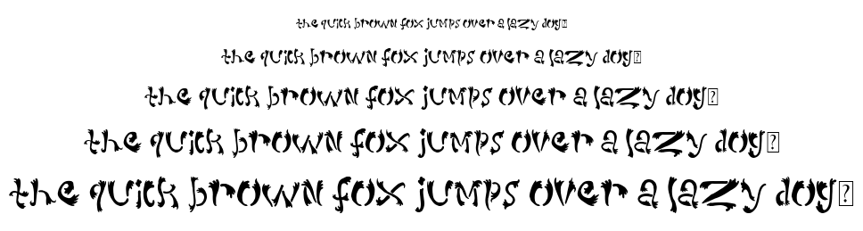 Dirty Serif font