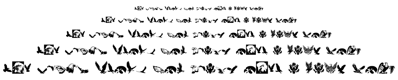 Eaglemania font