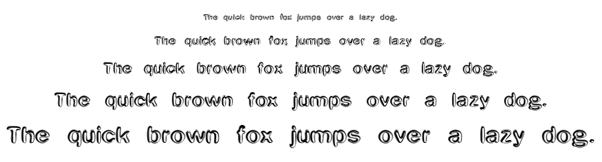 Efentine font