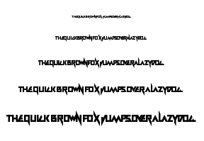 Electramaniacal font