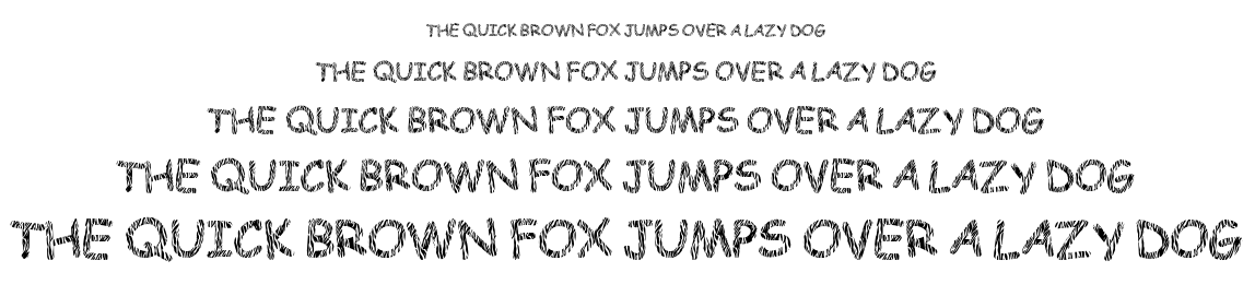 Funny Zebra font