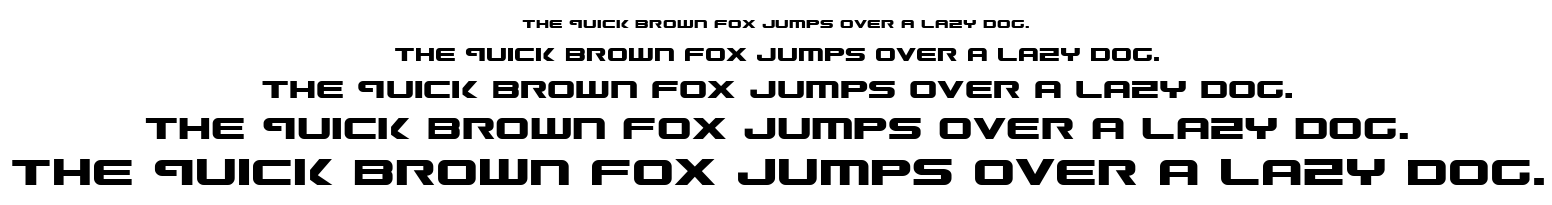 Gunship font
