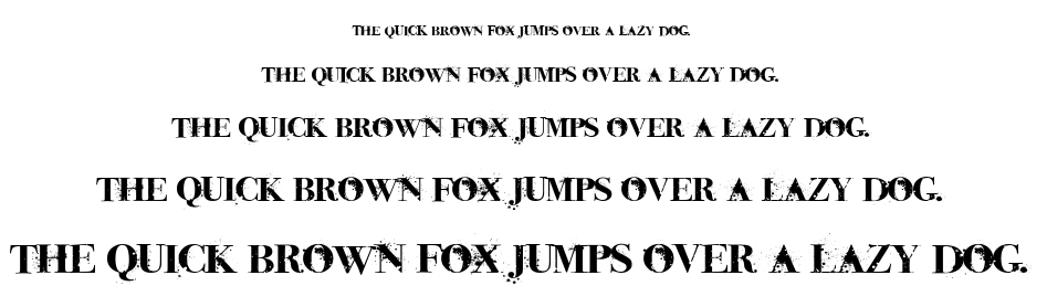 Inked God font