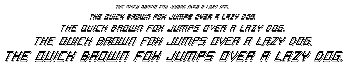 Italic Bricks font
