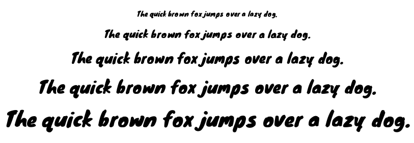 Knewave font