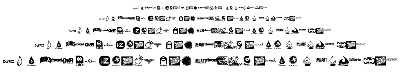 Logoskate font