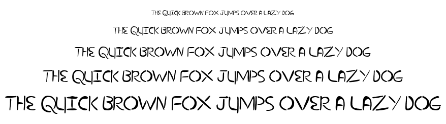 Nuevo Stencil font