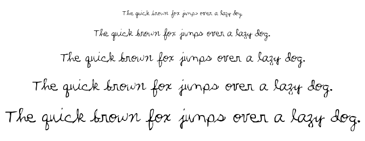 Parker’s Hand font