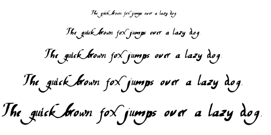 Chancelaresca PW font