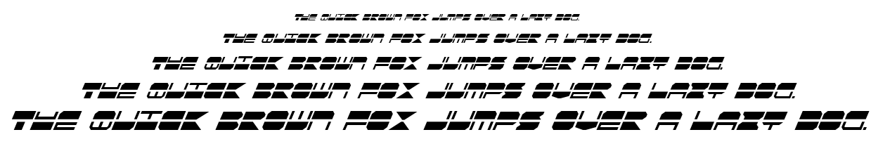 Quick Strike + Tech + Gear + Mark font