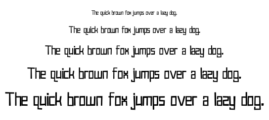 Robot!Head font