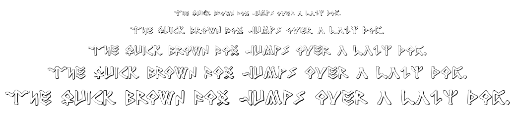 Rosicrucian font