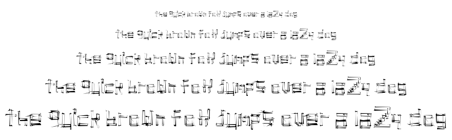 Stickchop font