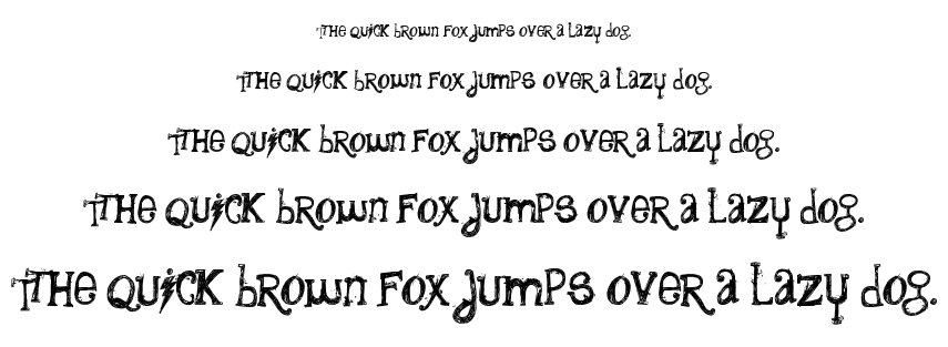 the quiet scream font