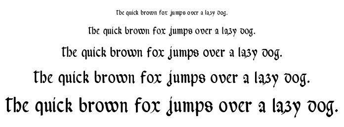 Valerius font