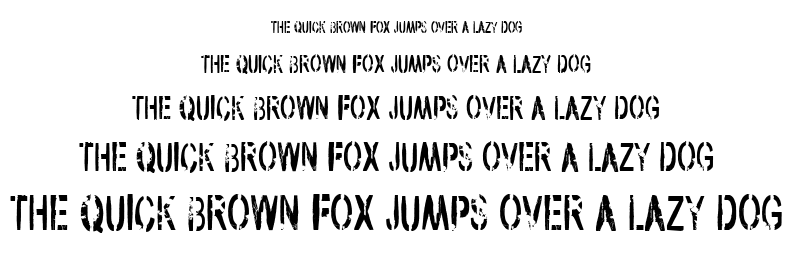 VTKS Army font