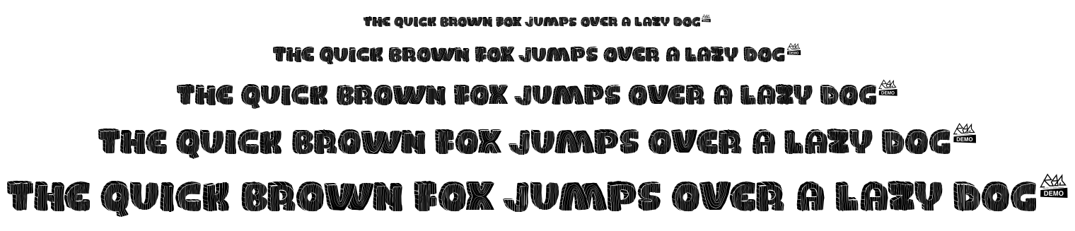 Wood font