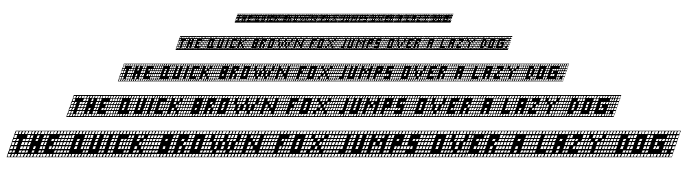 X-Grid font