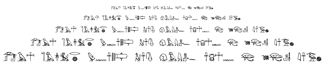 Yiroglyphics font