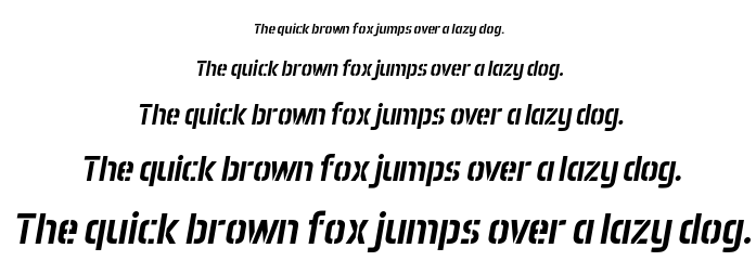 Aero Matics Stencil font