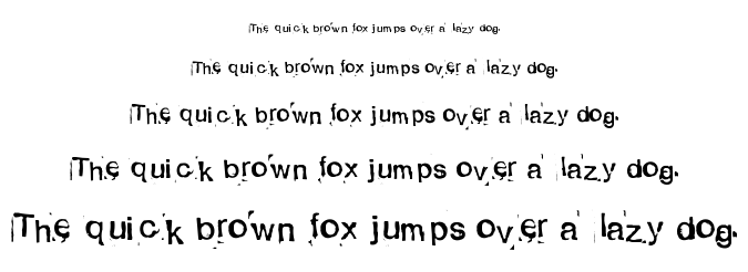Alexandras Stempelkasten font