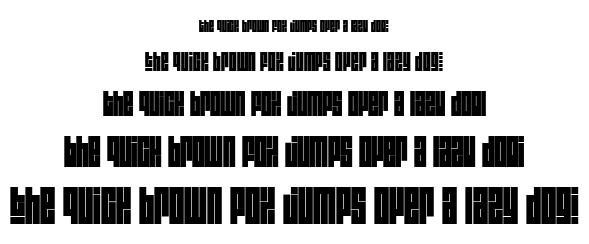 Blackout font