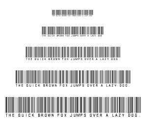 Barcode Font font