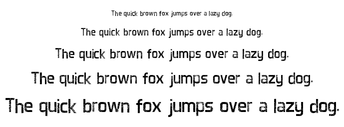 Destroyed Aero font