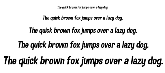 Dimbo font
