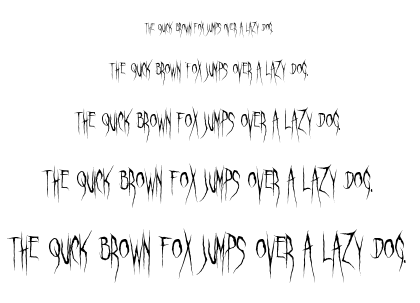 Ghastly Panic font