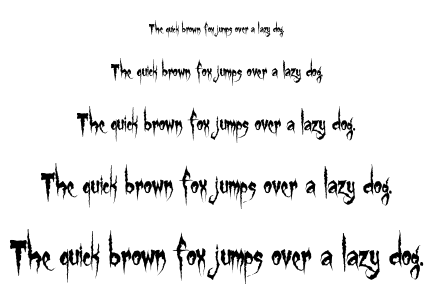 Gypsy Curse font