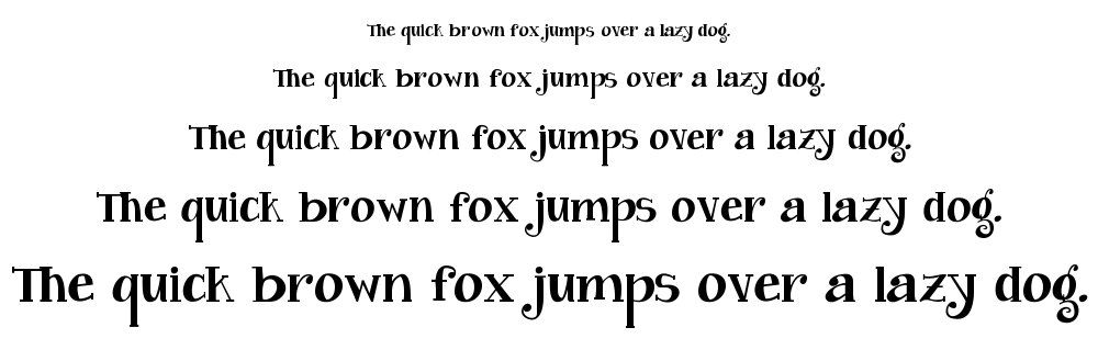 Janda Curlygirl font