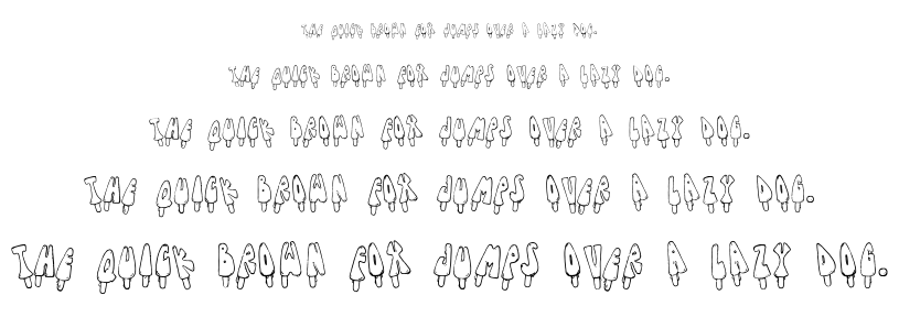 Jenna’s Popsicles font